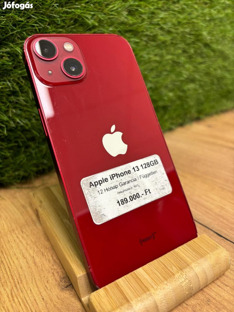 Apple iPhone 13 Kártyafüggetlen 128 GB, 12 hó garancia