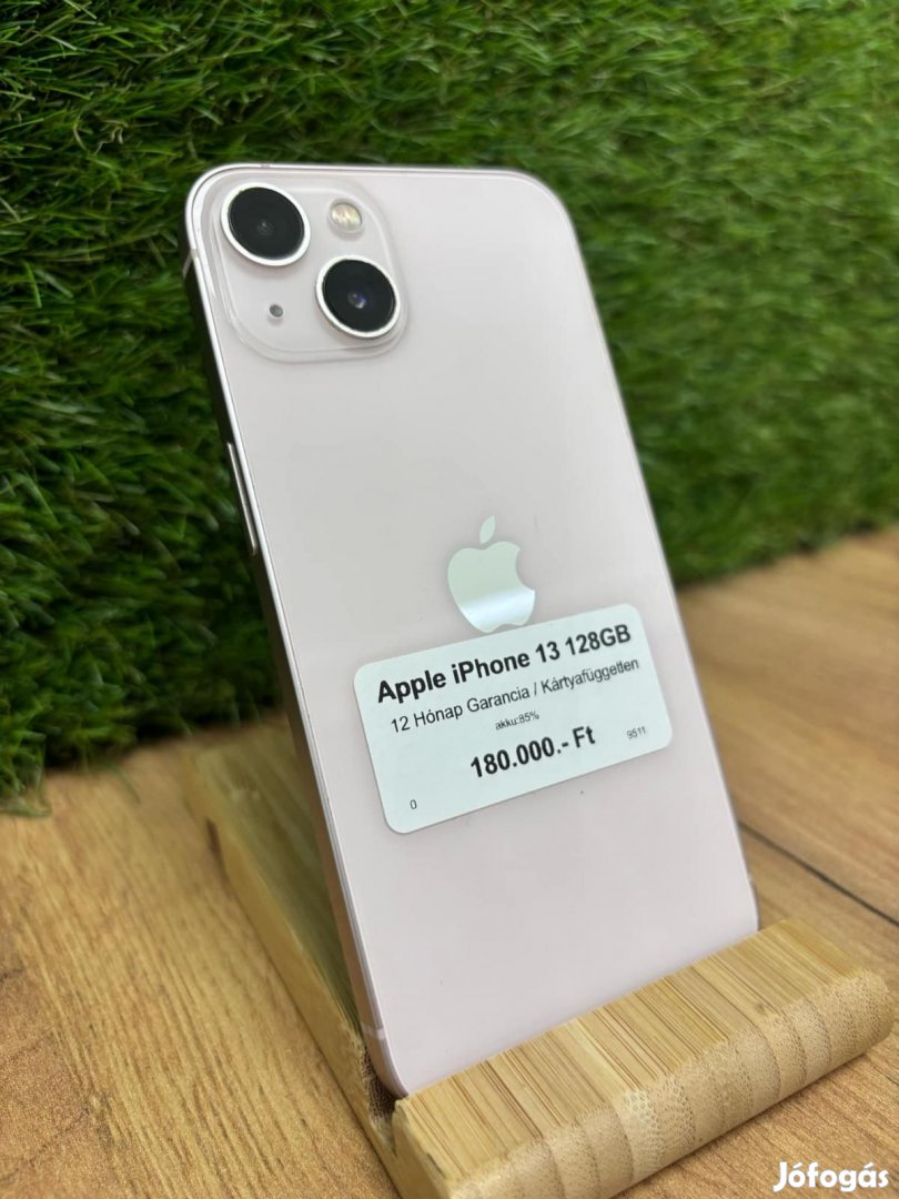 Apple iPhone 13 Kártyafüggetlen 128 GB, 12 hó garancia