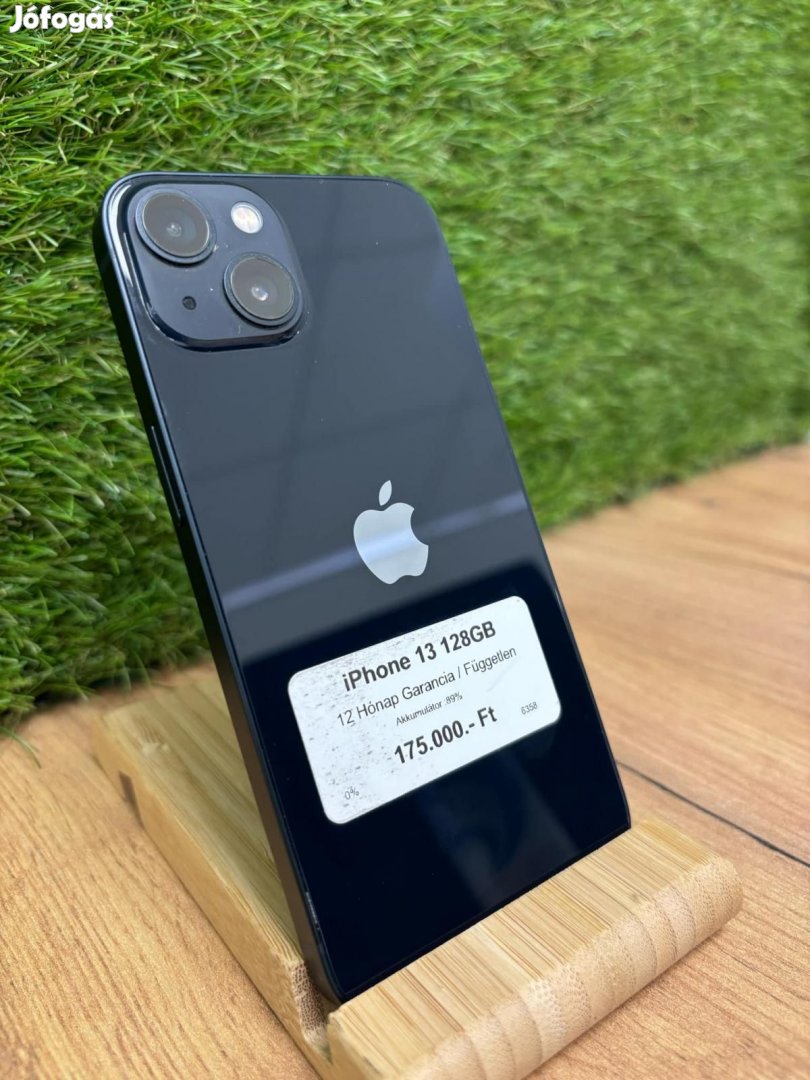 Apple iPhone 13 Kártyafüggetlen 128 GB, 12 hó garancia