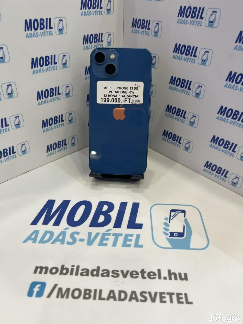 Apple iPhone 13 Kártyafüggetlen 256 GB 6 GB Ram, 12 hó garancia