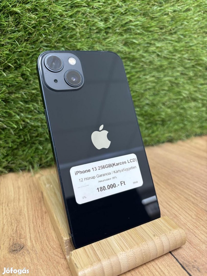 Apple iPhone 13 Kártyafüggetlen 256 GB, 12 hó garancia