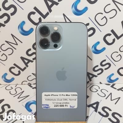 Apple iPhone 13 Pro Max 128Gb|Normál|Kék|Kétkártyás (Dual Sim)