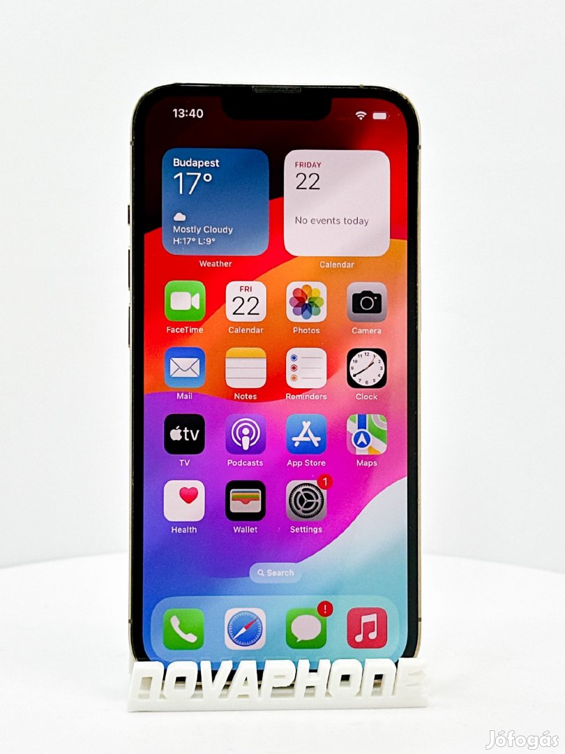 Apple iPhone 13 Pro Max (128GB)  - Akku: 100% - Szín: Szürke