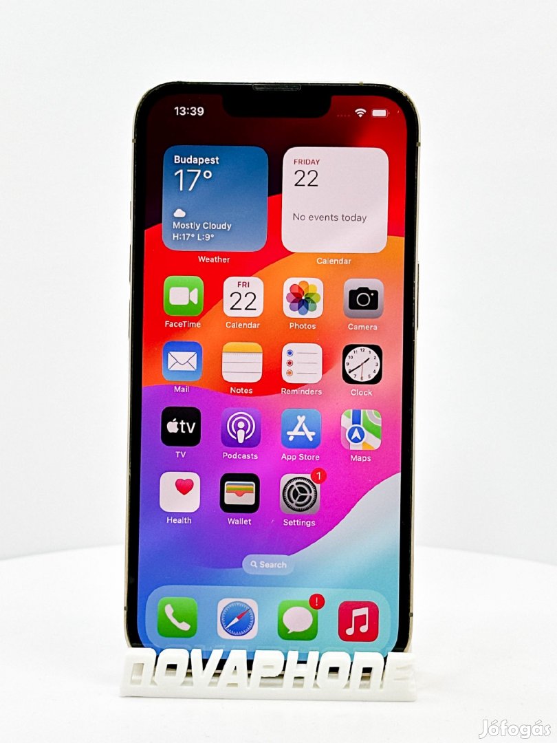 Apple iPhone 13 Pro Max 256GB - Akku 100 - Szín Arany