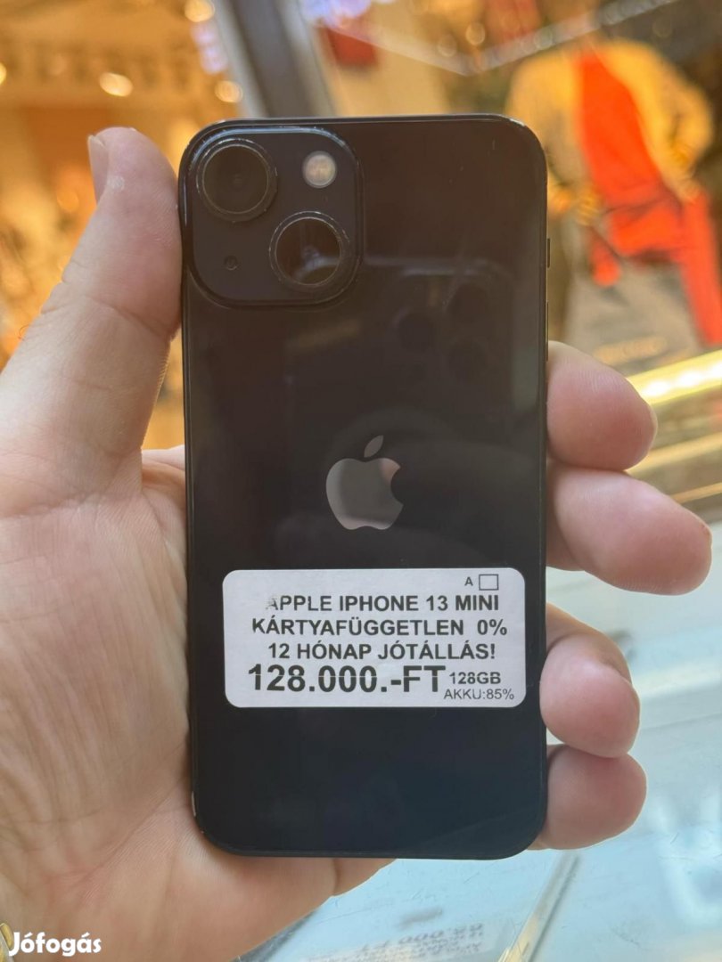 Apple iPhone 13 mini Kártyafüggetlen 128 GB, 12 hó garancia