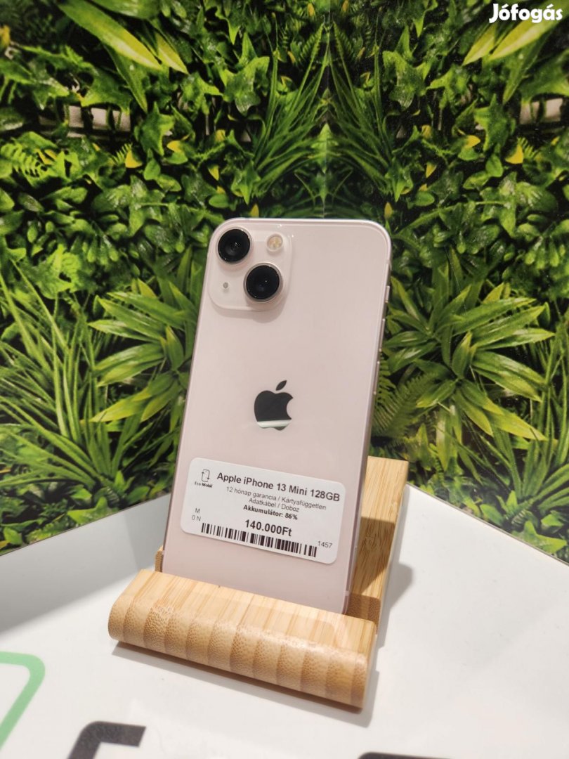 Apple iPhone 13 mini Kártyafüggetlen 128 GB, 12 hó garancia