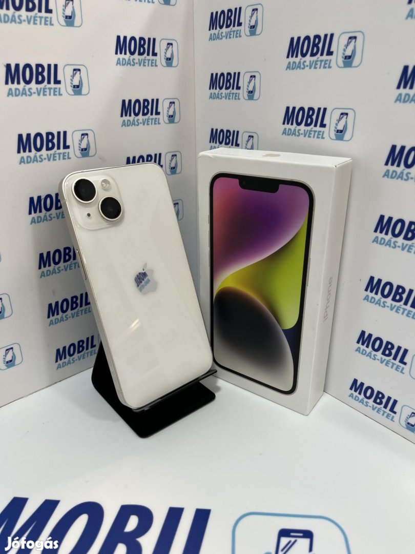 Apple iPhone 14 Kártyafüggetlen 128 GB, 12 hó garancia