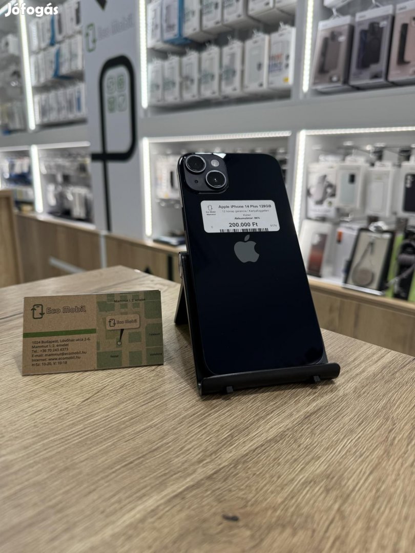 Apple iPhone 14 Plus Kártyafüggetlen 256 GB, 12 hó garancia