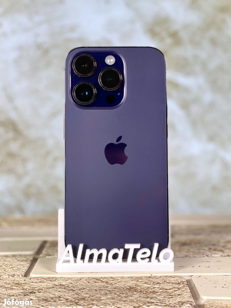 Apple iPhone 14 Pro 128 GB Deep Purple - 100% Akku