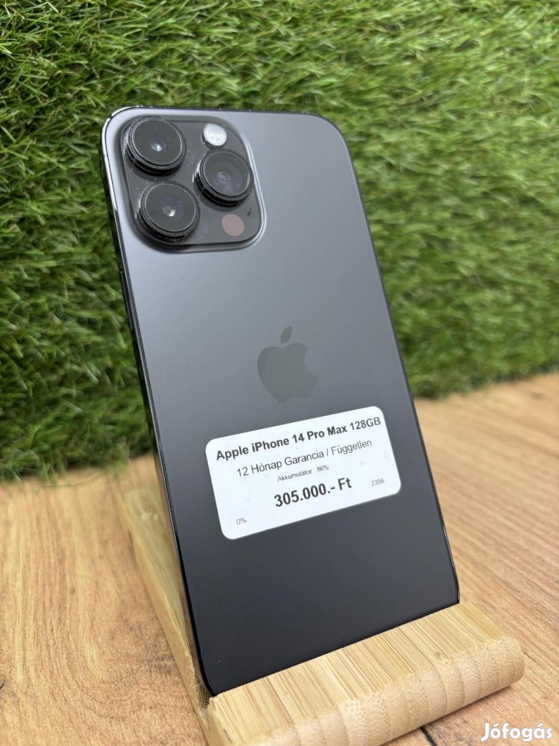 Apple iPhone 14 Pro Max Kártyafüggetlen 128 GB, 12 hó garancia