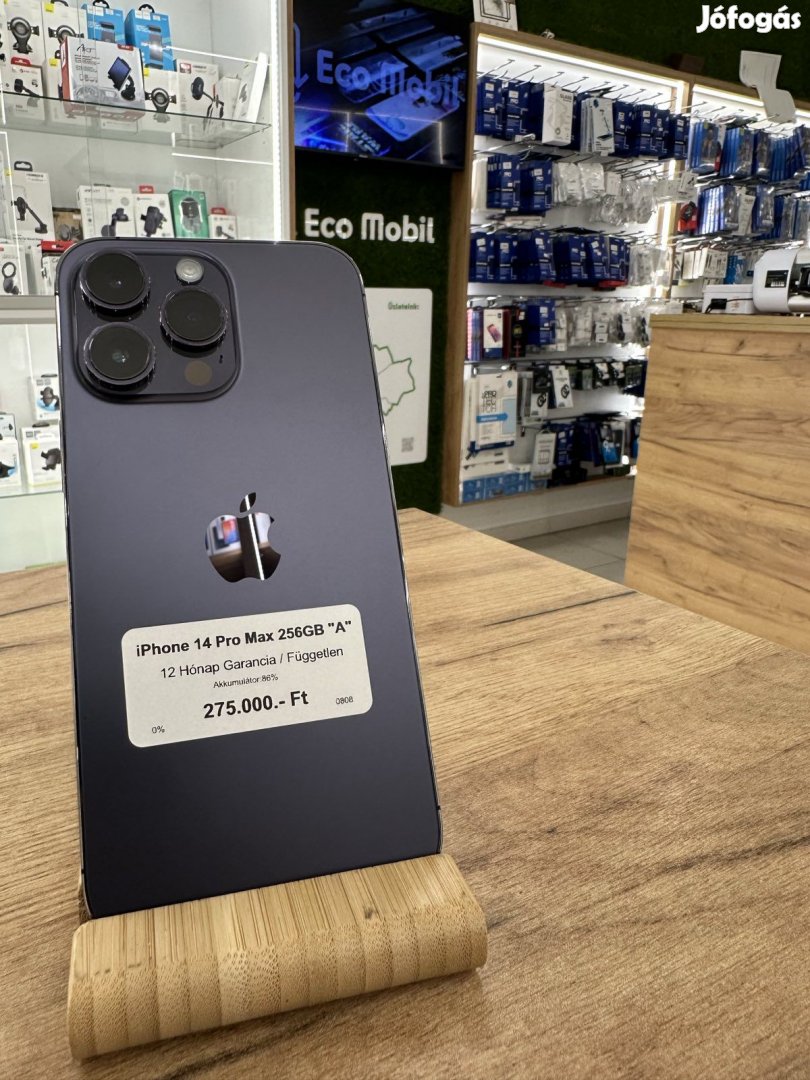 Apple iPhone 14 Pro Max Kártyafüggetlen 256 GB, 12 hó garancia
