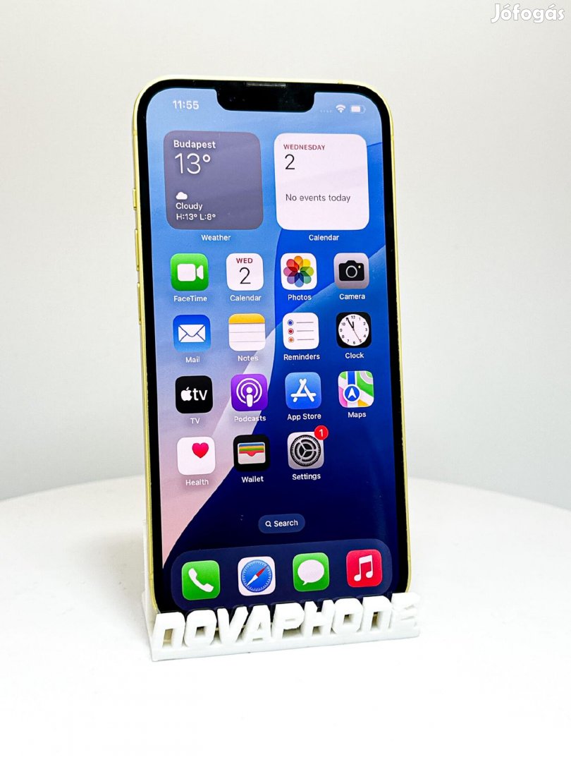 Apple iPhone 14 (128GB)  - Akku: 100% - Szín: Sárga