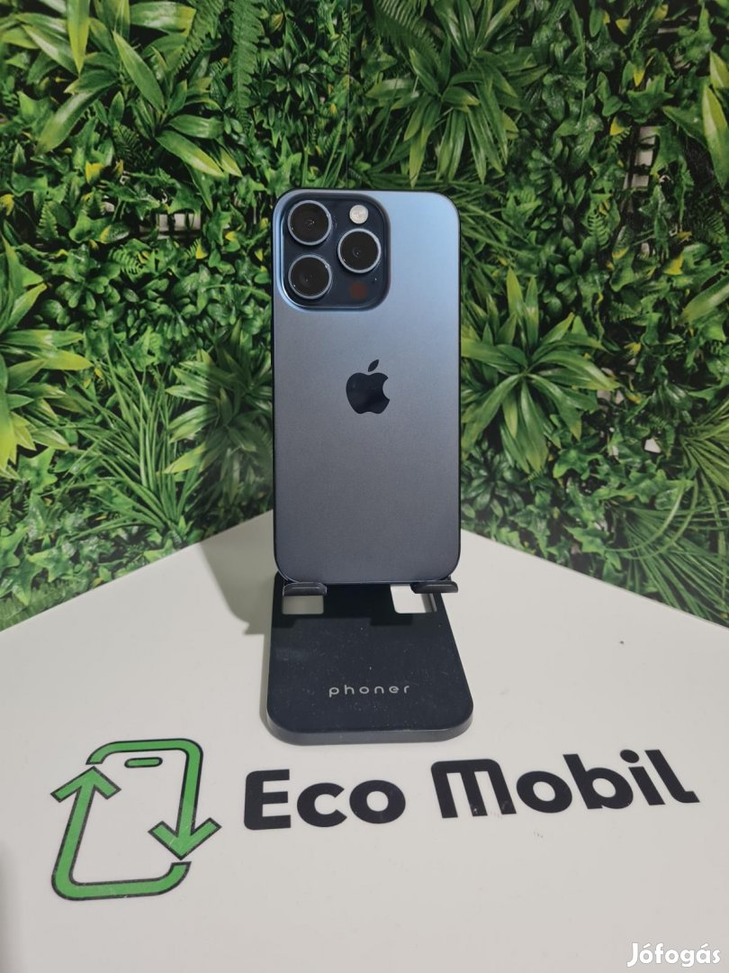 Apple iPhone 15 Pro Kártyafüggetlen 128 GB, 12 hó garancia