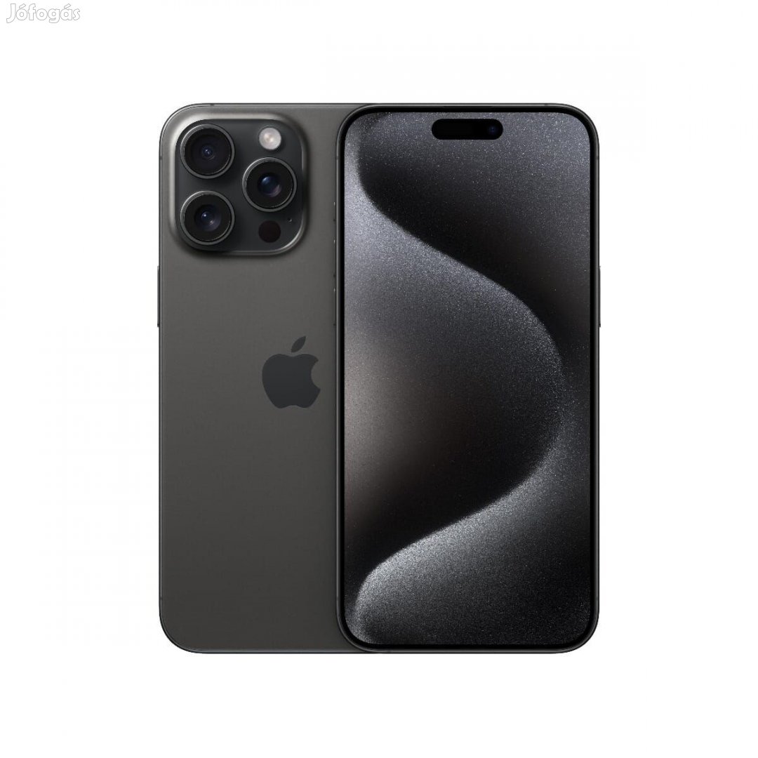 Apple iPhone 15 Pro Max (256GB)  - Akku: 100% - Szín: Fekete