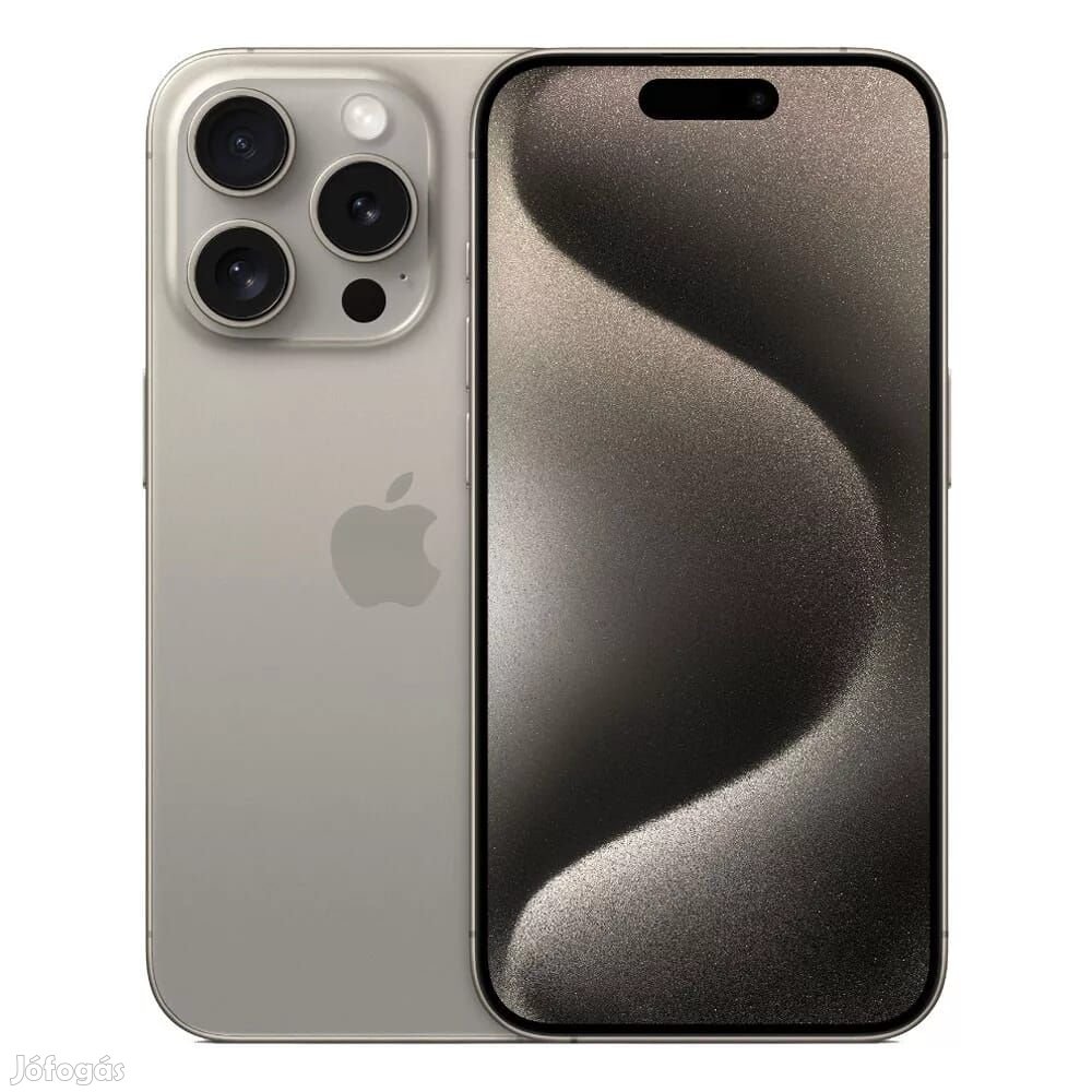 Apple iPhone 15 Pro Max (256GB)  - Akku: 100% - Szín: Natúr Titán