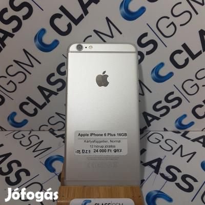 Apple iPhone 6 Plus 16GB|Normál|Fekete|Kártyafüggetlen