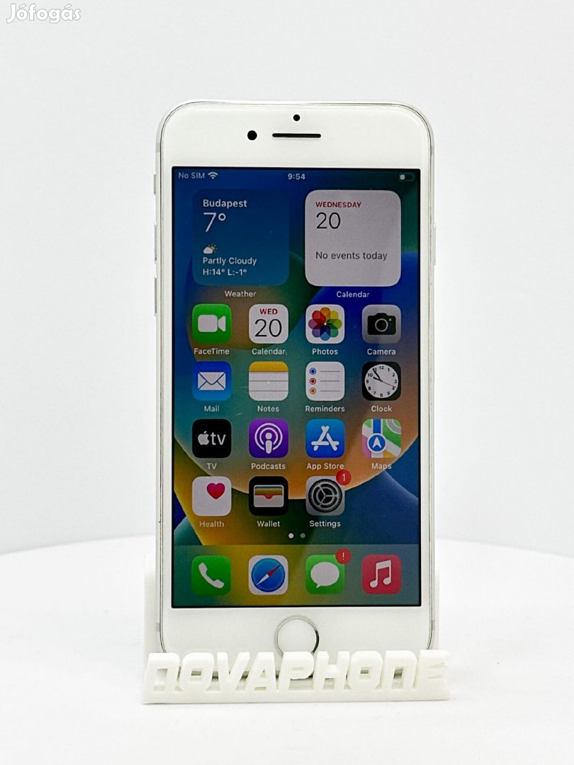Apple iPhone 8 (64GB)  - Akku: 100% - Szín: Ezüst