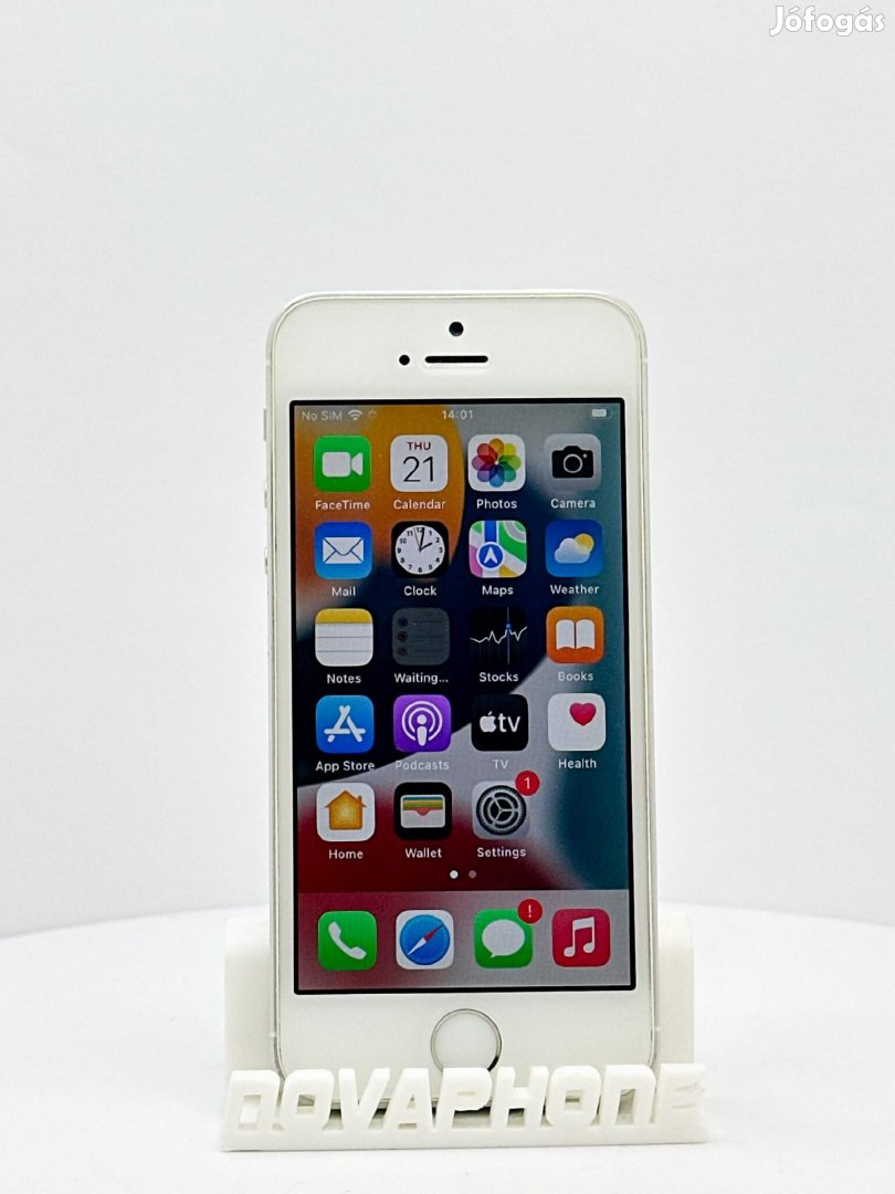 Apple iPhone SE 2016 (16GB)  - Akku: 100% - Szín: Ezüst