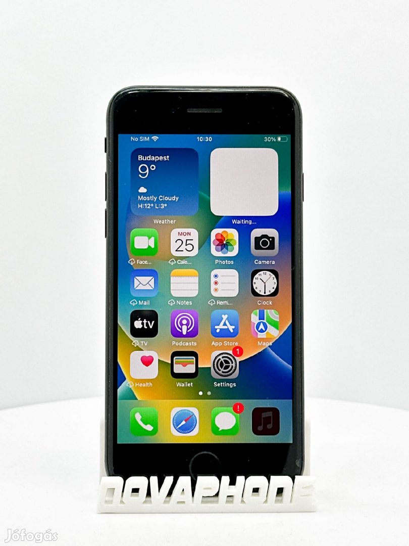 Apple iPhone SE 2020 (64GB)  - Akku: 100% - Szín: Fekete
