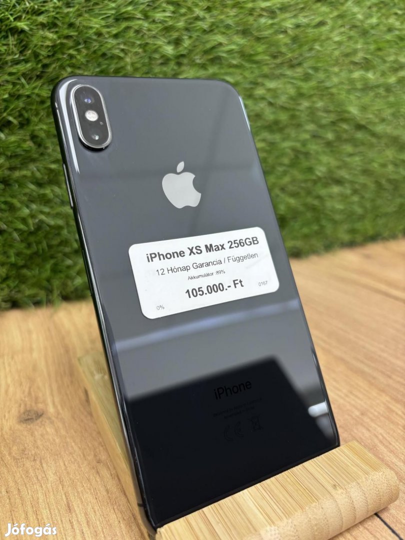 Apple iPhone XS Max Kártyafüggetlen 64 GB, 12 hó garancia