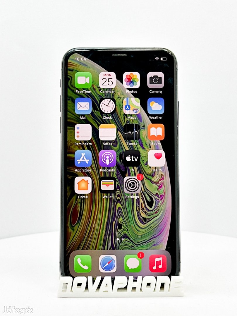 Apple iPhone XS (64GB)  - Akku: 100% - Szín: Fekete