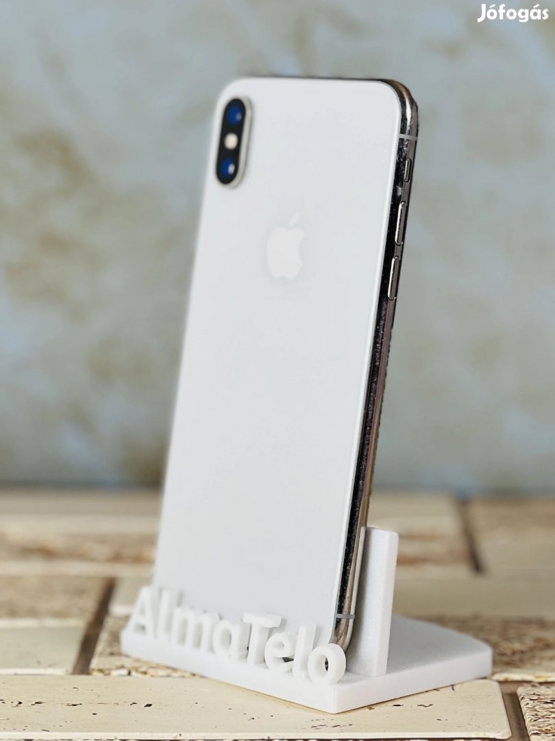 Apple iPhone X 64 GB Silver - 100% akku