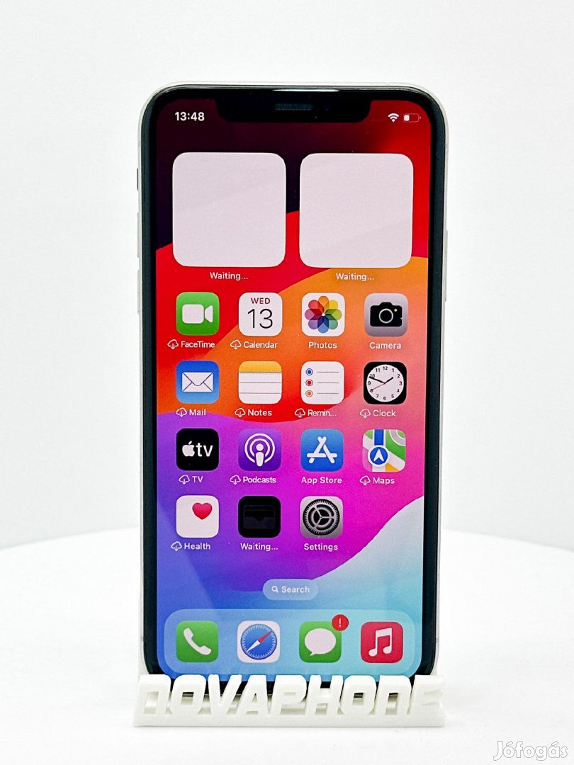 Apple iPhone X (256GB)  - Akku: 100% - Szín: Ezüst