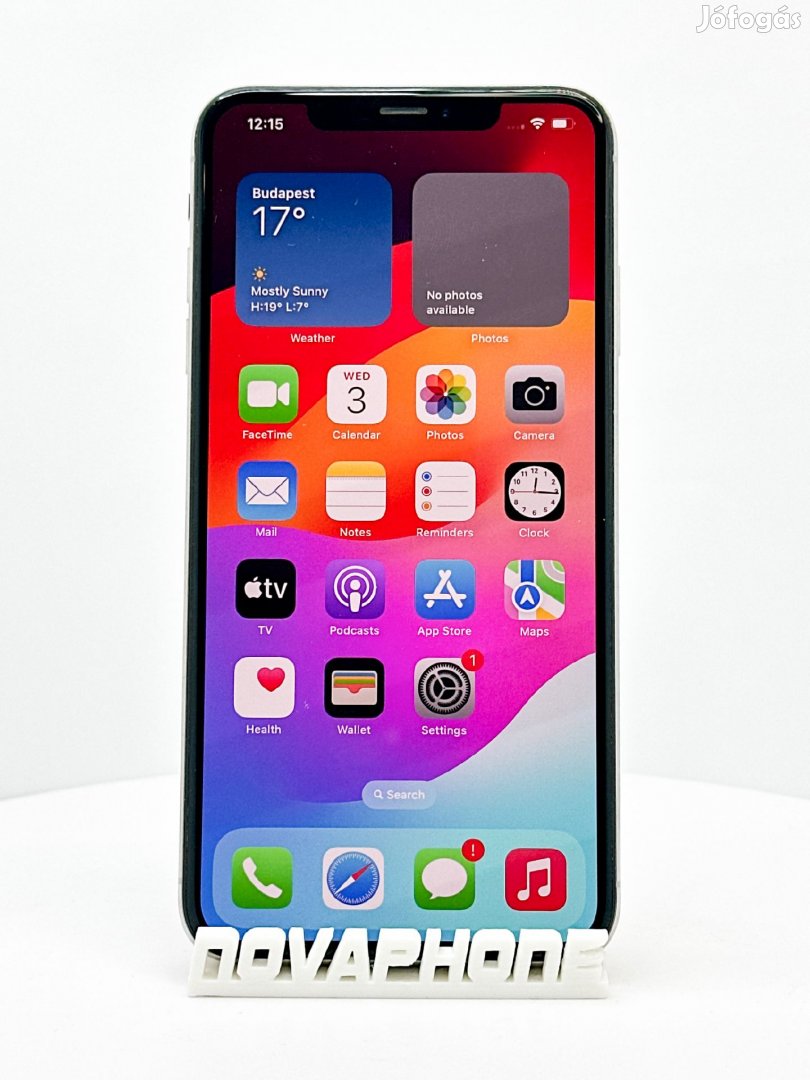 Apple iPhone X (256GB)  - Akku: 100% - Szín: Ezüst