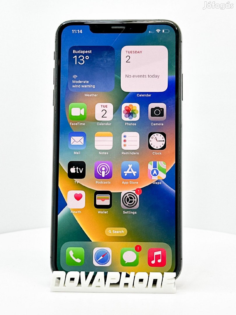 Apple iPhone Xs Max (64GB)  - Akku: 100% - Szín: Szürke