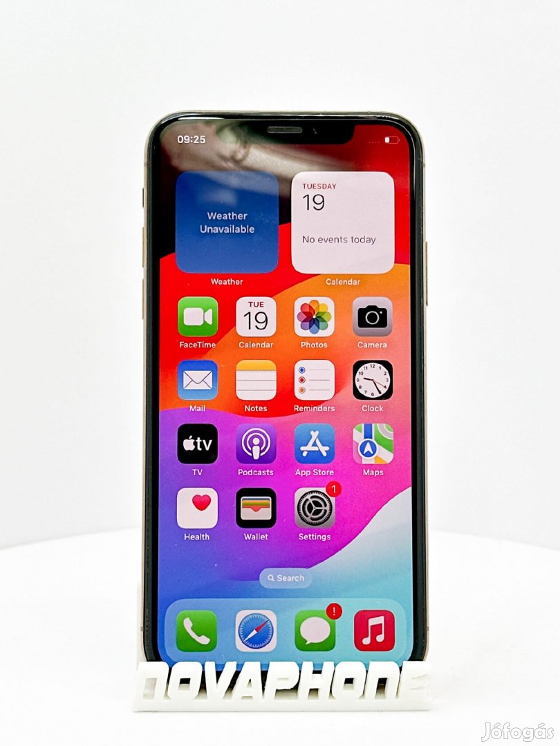 Apple iPhone Xs (64GB)  - Akku: 100% - Szín: Ezüst