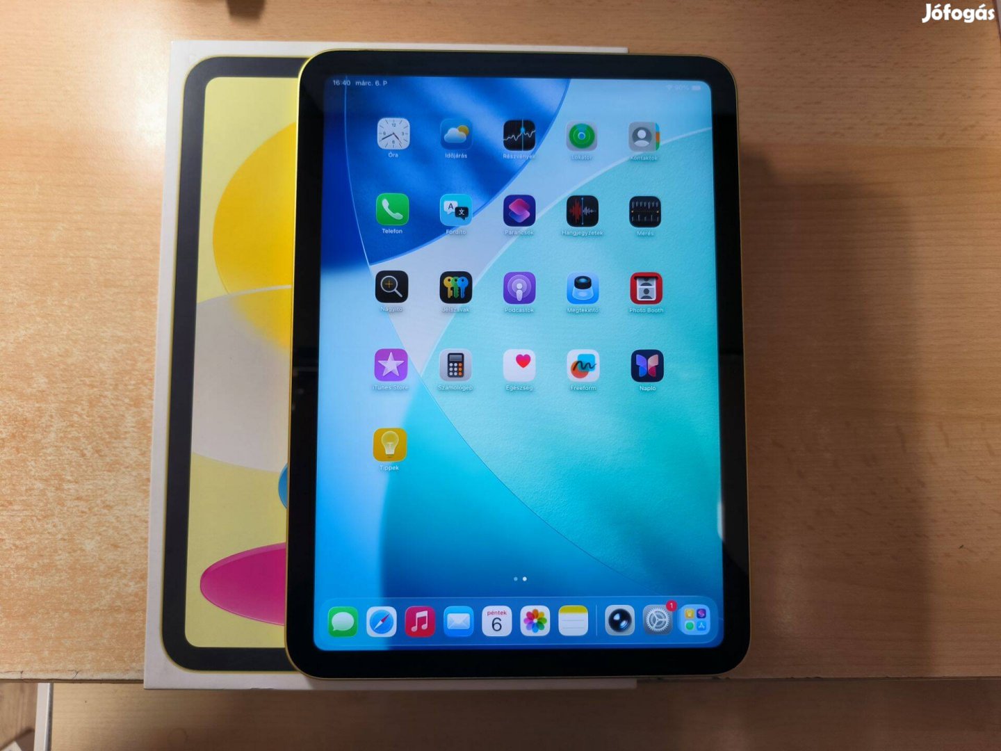 Apple ipad 10 64GB 10.9 Wifi Yellow Újszerű Garival !