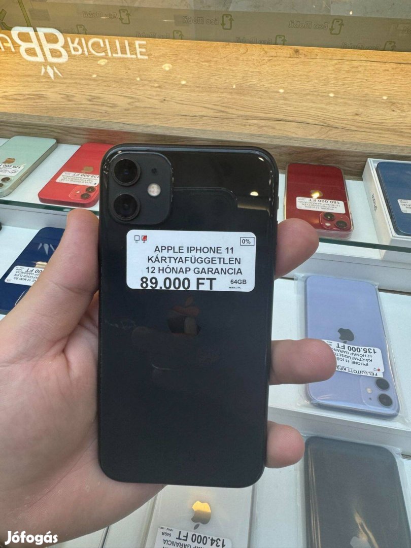 Apple iphone 11 1 Év Jótállás!