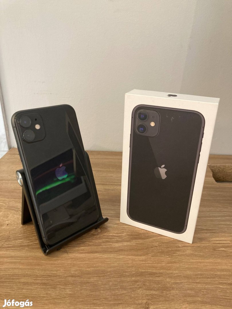 Apple iphone 11 64GB Black Fekete Független Használt