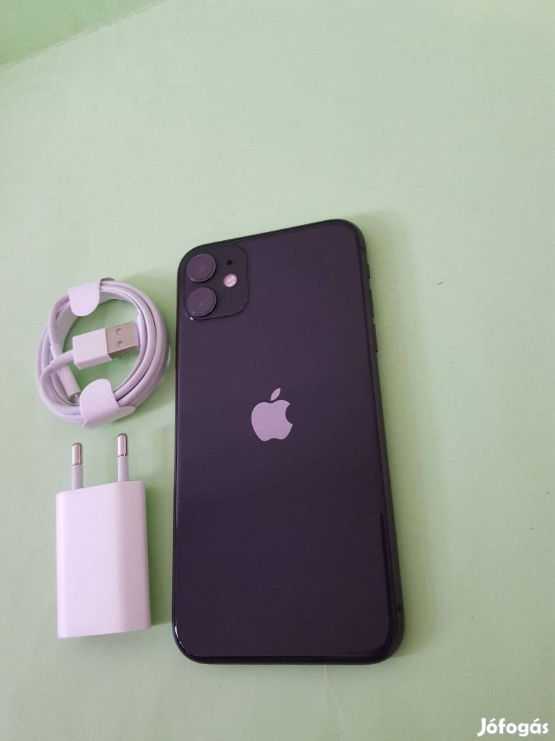 Apple iphone 11 64GB Fekete Független jó állapotú mobiltelefon eladó!