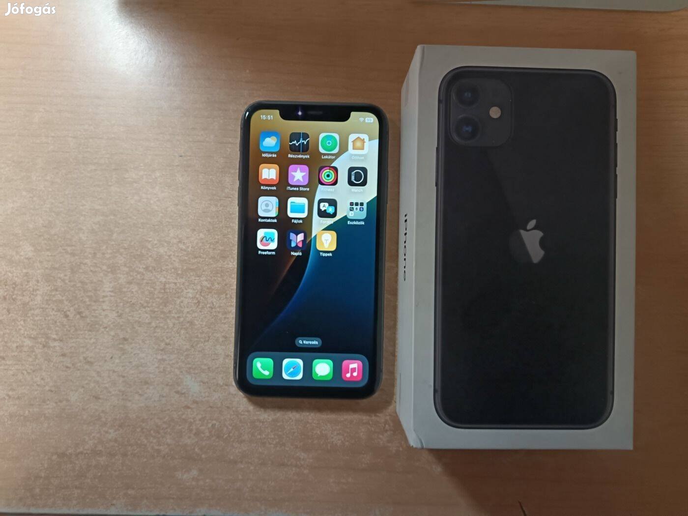 Apple iphone 11 64GB Független Újszerű Fekete Garis !