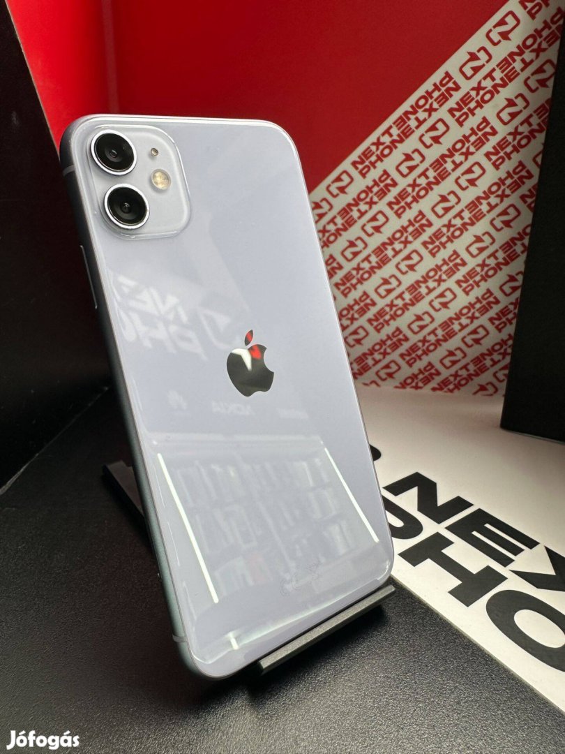 Apple iphone 11 64GB Lila 1 Év Garancia ID:000000805