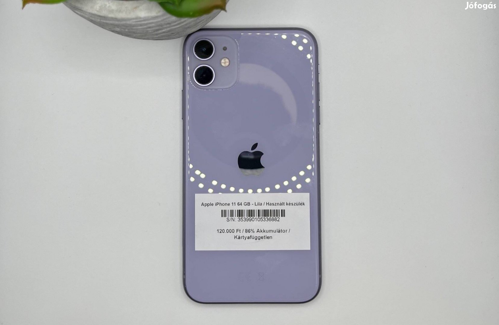 Apple iphone 11 64 GB - Kártyafüggetlen / Használt készülék