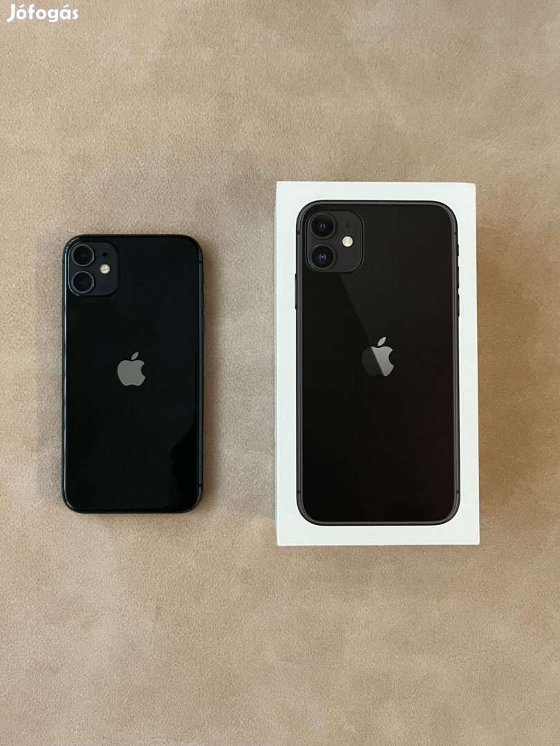 Apple iphone 11 Black 64 GB kártyafüggetlen szép állapotban