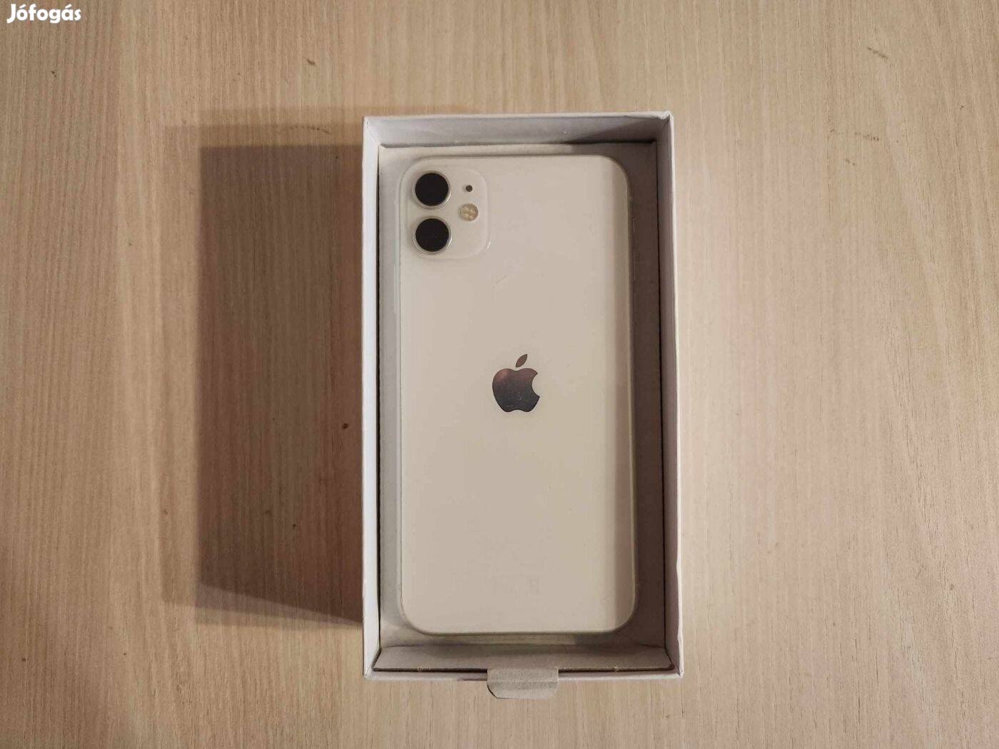 Apple iphone 11 Felújított Független White 1 év Garival !