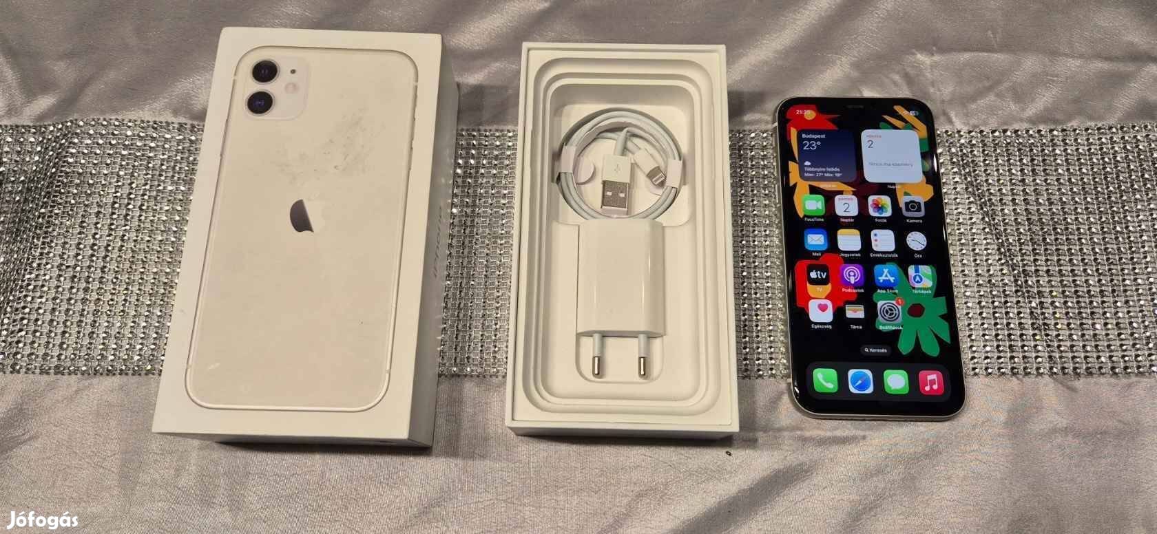 Apple iphone 11 Független Újszerű White Garis !