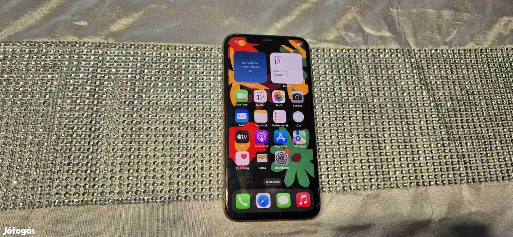 Apple iphone 11 Pro 256GB Független Gold Garis 100% Aksi