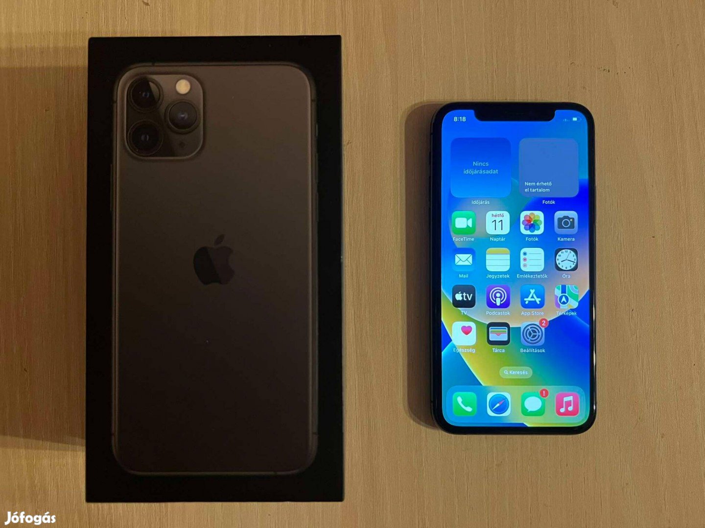 Apple iphone 11 Pro 256GB Független Space Gray Garis !