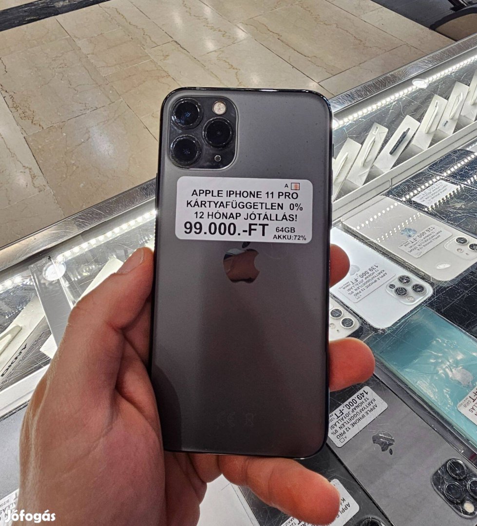 Apple iphone 11 Pro 64GB kártyafüggetlen