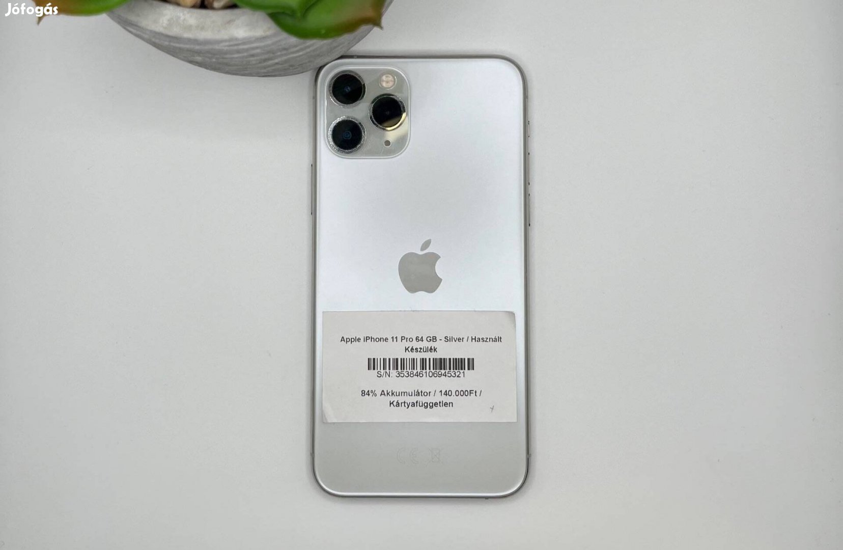 Apple iphone 11 Pro 64 GB - Kártyafüggetlen / Használt készülék