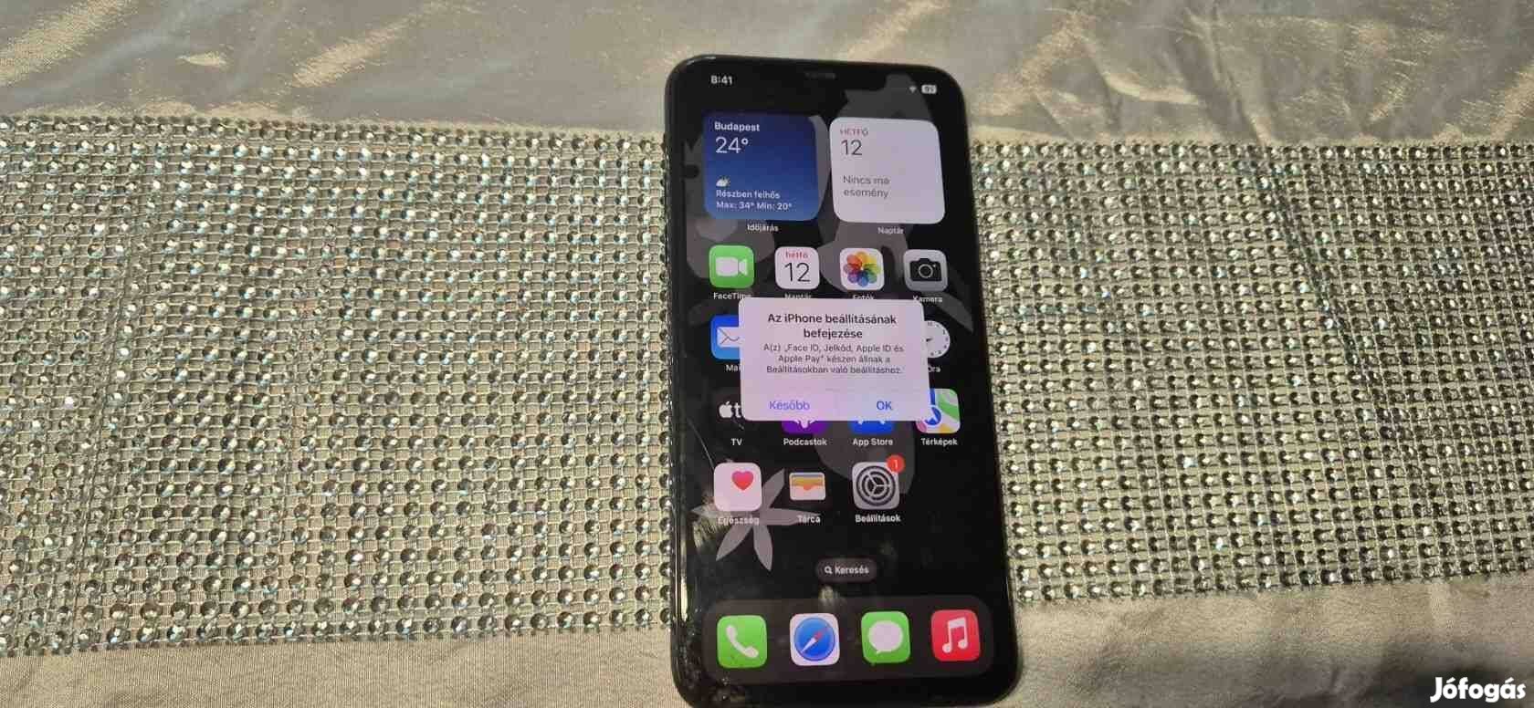 Apple iphone 11 Pro Max 256GB Green Független Garis 93% Aksi