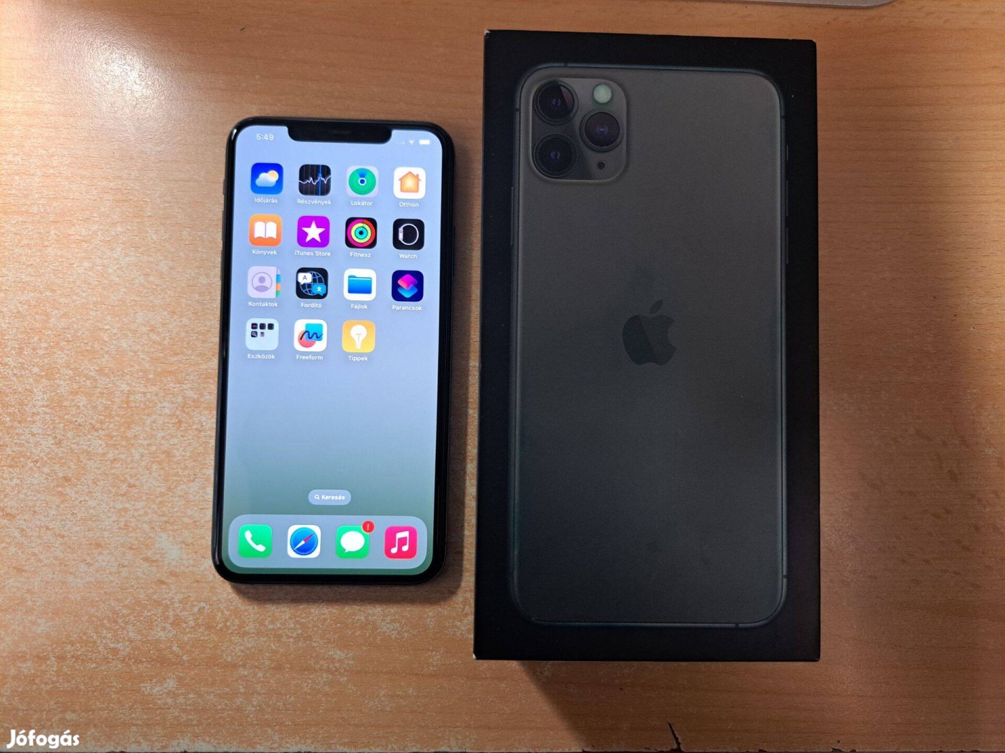 Apple iphone 11 Pro Max Újszerű Green Független 100% Aksi Garis !