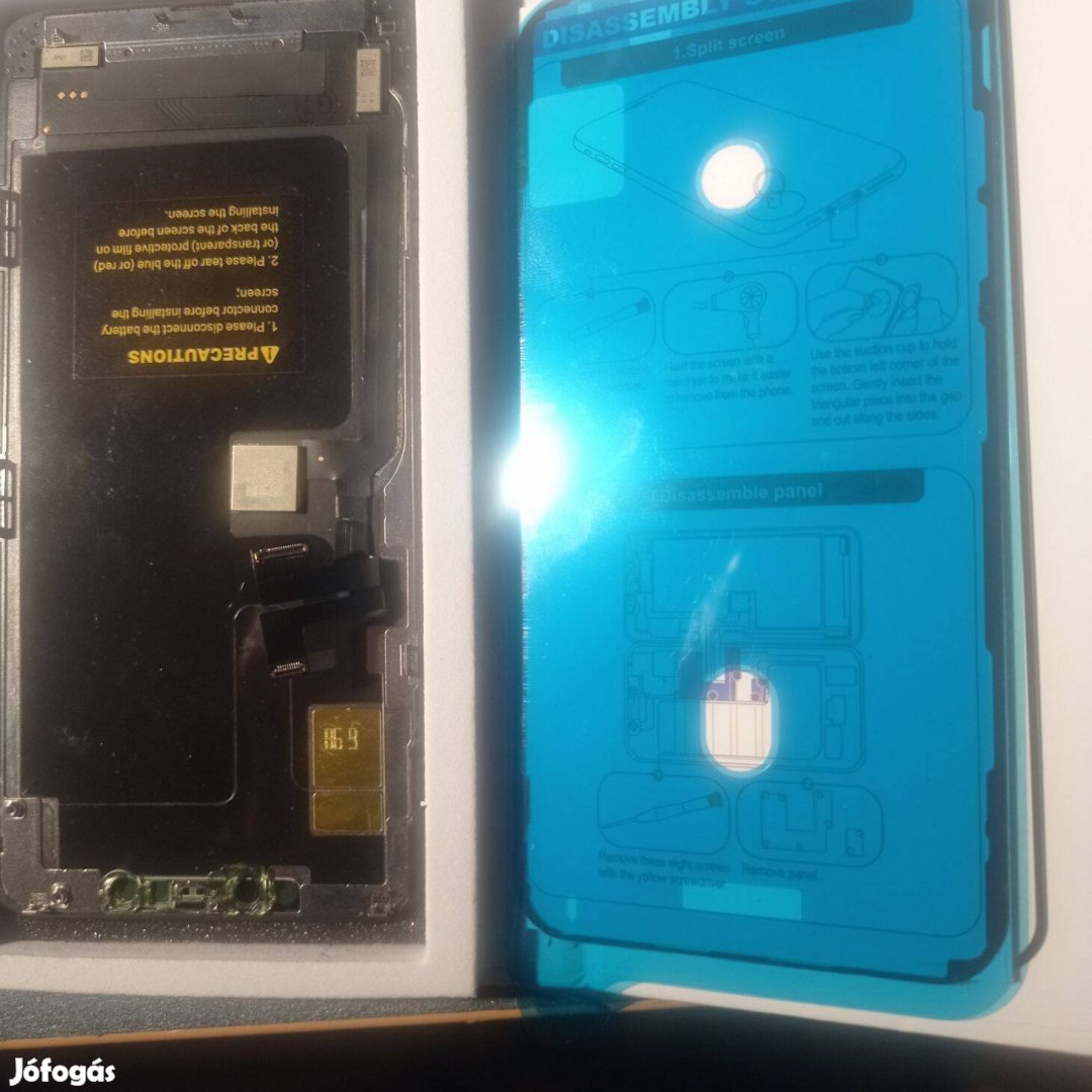Apple iphone 11 Pro Max fekete TFT LCD kijelző érintővel