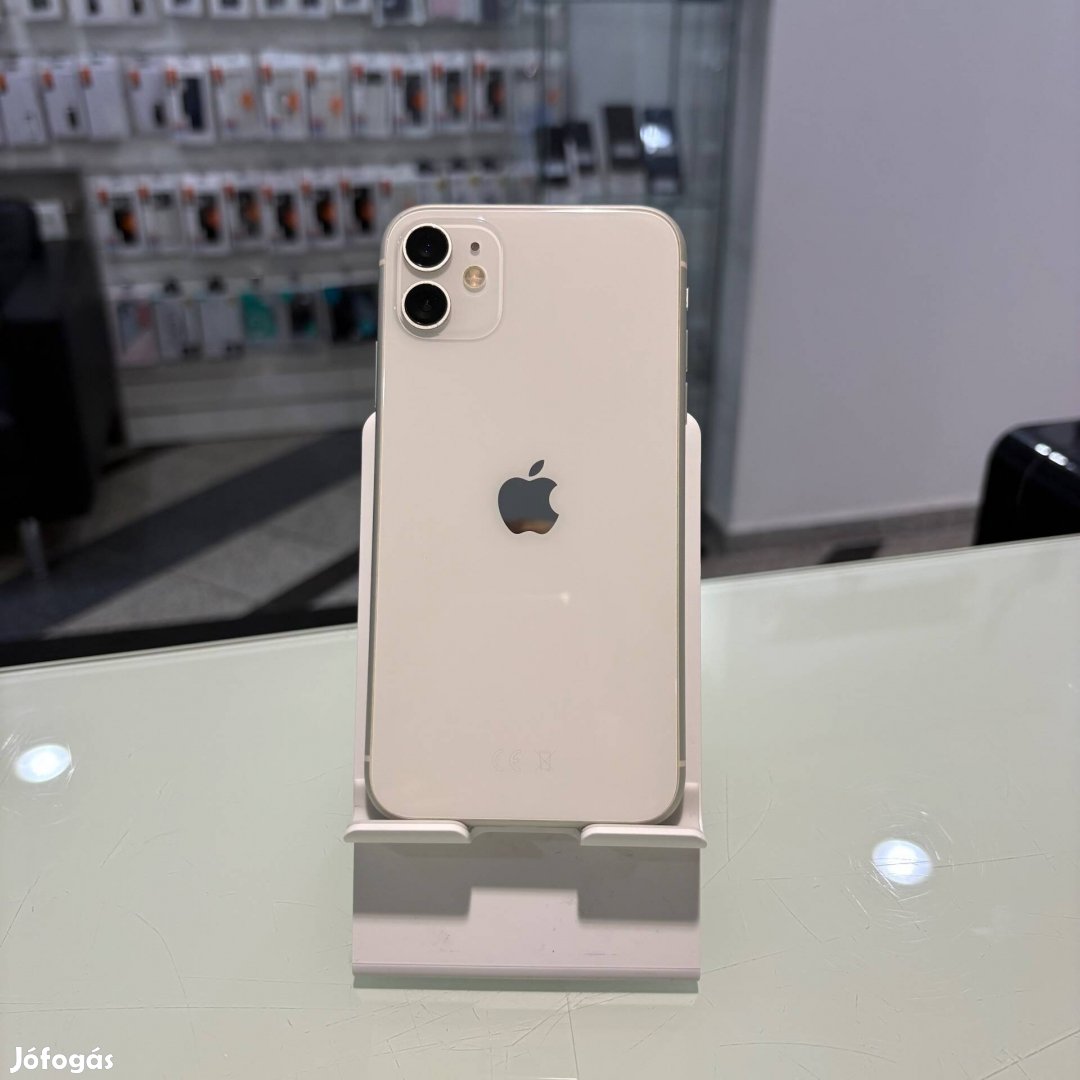Apple iphone 11 - 64 GB - fehér 263 Újszerű állapot,