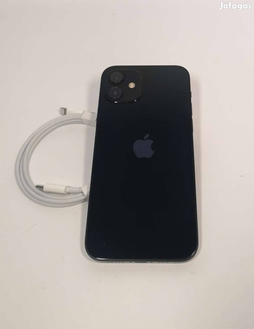 Apple iphone 12 128GB Fekete független Szép állapotú mobiltelefon elad