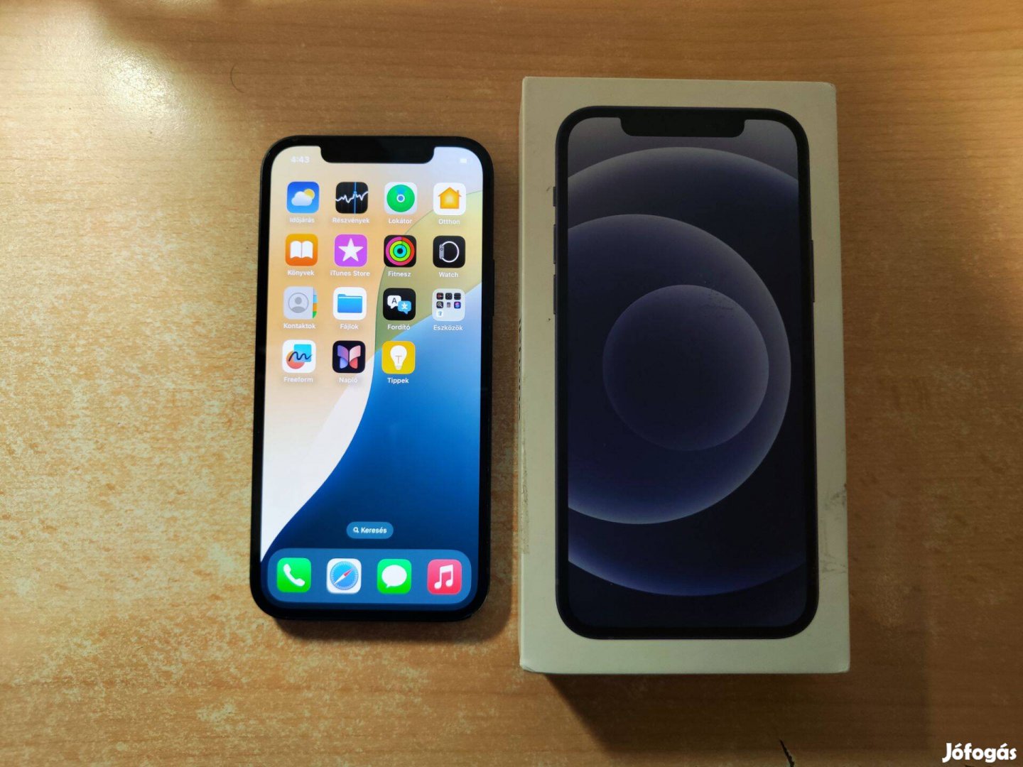Apple iphone 12 128GB Független Újszerű Fekete Garis !